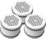 Waterdrop WHR-140 Shower Filter Replacement for Culligan® WHR-140, WSH-C125, ISH-100, HSH-C135, Shower Head Water Filter, with Advanced KDF Filtration Material, Pack of 3