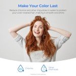 Waterdrop WHR-140 Shower Filter Replacement for Culligan® WHR-140, WSH-C125, ISH-100, HSH-C135, Shower Head Water Filter, with Advanced KDF Filtration Material, Pack of 3