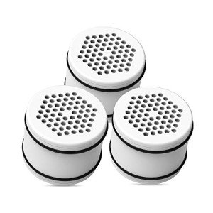 AQUA CREST WHR-140 Shower Filter Replacement Cartridge for Culligan® WHR-140, WSH-C125, ISH-100, HSH-C135, Shower Head Water Filter, with Advanced KDF Filtration Material, Pack of 3