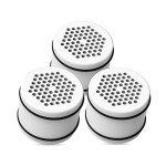 AQUA CREST WHR-140 Shower Filter Replacement Cartridge for Culligan® WHR-140, WSH-C125, ISH-100, HSH-C135, Shower Head Water Filter, with Advanced KDF Filtration Material, Pack of 3