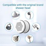 AQUA CREST WHR-140 Shower Filter Replacement Cartridge for Culligan® WHR-140, WSH-C125, ISH-100, HSH-C135, Shower Head Water Filter, with Advanced KDF Filtration Material, Pack of 3