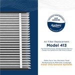 Aprilaire 413 Replacement Air Filter for Aprilaire Whole Home Air Purifiers, Healthy Home Allergy Filter, MERV 13 (Pack of 2) + 35 Replacement Water Panel for Aprilaire Whole House Humidifier Models