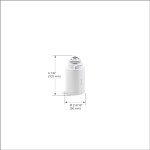 KOHLER R24162-NA Aquifer Shower Filter Replacement for The KOHLER Aquifer Filtered Showerhead, Showerhead Filter for Skin and Hair, One Filter Cartridge