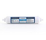 Hydronix ICF-10Q38 Inline Reverse Osmosis Post, Fridge & Ice Coconut GAC Water Filter 2000 Gal, 3/8" Quick Connect