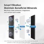 Waterdrop Stainless-Steel Faucet Water Filter, Carbon Block Water Filtration System, Tap Water Filter, Reduces Chlorine, Heavy Metals and Bad Taste, 𝐅𝐢𝐭𝐬 𝐒𝐭𝐚𝐧𝐝𝐚𝐫𝐝 𝐅𝐚𝐮𝐜𝐞𝐭 (4 Filter)