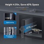 WISESKY 40/100 Auto Backwash Spin Down Sediment Filter- Reusable Whole House Sediment Water Filter- Pre-Filtration System for City/Tap Water, No BPA, No Lead, 1" MNPT + 3/4" FNPT × 2, WSU1