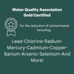 Brondell RF-20 Water Filter Replacement for Circle, Sediment and Carbon Block, Under Sink Reverse Osmosis Filtration System, Lasts 6 Months