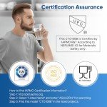 PUREPLUS Coconut Shell Water Filter Cartridge | Activated Carbon Block CTO | Universal Whole House 5 Micron 10 inch Cartridge | Compatible with WFHDC8001, CB-BB-10, EPM, EP-BB, 3Pack