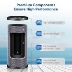 PUREPLUS Coconut Shell Water Filter Cartridge | Activated Carbon Block CTO | Universal Whole House 5 Micron 10 inch Cartridge | Compatible with WFHDC8001, CB-BB-10, EPM, EP-BB, 3Pack