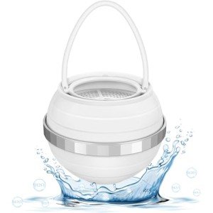 Bath Ball Filter, Belifair 8 Stages Bath Water Filter, Removes Hundreds of Contaminants for Softer and Healthier Skin, BPA Free - 2,500 Gallons of Filtration (White)