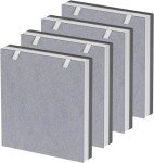 Bear Dazzle 3-in-1 H13 True HEPA Replacement Filter Compatible with Pure Enrichment PureZone Air Purifier Part# PEAIRPLG 4 Pack