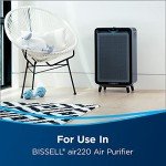 BISSELL air220 Air Purifier Replacement HEPA + Pre-Filter and Activated Carbon Filter Pack, 3315 , Black