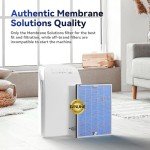 Membrane Solutions MSA3/MSA3S Genuine Original Air Purifier Filter Replacement 4 Pack, Upgraded 4-in-1 H13 True HEPA Filter with OdallerPure Technology,