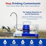 EXPRESS WATER EZRO5 Countertop Reverse Osmosis Water Filtration System, RO, White