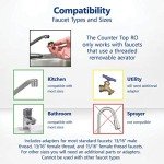 EXPRESS WATER EZRO5 Countertop Reverse Osmosis Water Filtration System, RO, White