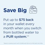 PUR Plus 11-Cup Water Filter Pitcher with 1 Lead-Reducing PUR Plus Filter, Dishwasher Safe, Powerful Filtration, Filter Change Indicator Light, Sage, PPT111M