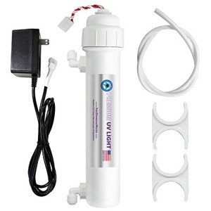 APEC Water Systems UV Ultra Violet Sterilizer Water Filter Kit with 1/4" Quick Connect UG-UVSET-1-4