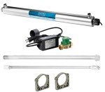 UV Whole House Water Filter Purifier Ultraviolet Light 110V 3/4 inch MNTP with Smart Flow Sensor Switch, 55W, 12 GPM by Bluonics