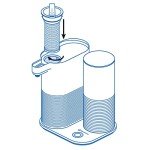 Aquasana New Replacement Filter Cartridge for Countertop Water Filter Dispenser System, Clean Water Machine - 2 Pack