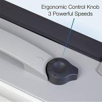 Lasko Air Flex 20" 2-in-1 Box Fan and Air Purifier in One with MERV10 Air Purifying Filter for Cleaner and Cooling Breeze, 3 Speeds, Steel Body, FF305