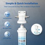 APEC Ultra High Capacity Under Sink Water Filtration System - Premium Quality US Made Filter (CS-2500)