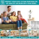 2-Pack 413 Filter Replacement Compatible with AprilAire 413 Whole House Models 1410, 1610, 2140, 2400, 2410, 2416, 3410, 4400, MERV 13 Air Purifiers, Size:16x25x4