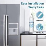 Filterlogic ADQ73613401 Refrigerator Water Filter, Replacement for LG® LT800P®, LT800PC, ADQ736134, ADQ73613402, LSXS26326S, LSXS26366S, LMXS30776S, LSXS26366D, LMXC23746S, 46-9490, 469490, Pack of 3