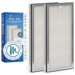 Medify Air Air MA-40 Air Purifier Medical Grade True HEPA H13 Genuine Replacement Filter (ME-40, 2-Pack)