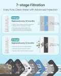 CrispTaste 800 GPD Osmosis Water Filter System Tankless RO System for Superior Water Purity,2.5:1 Pure to Drain, Tankless Under Sink RO Water Filter System
