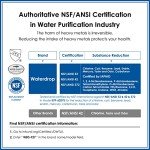 Waterdrop DA29-00020B NSF 53&42 Certified Refrigerator Water Filter, Replacement for Samsung HAF-CIN/EXP, DA29-00020A/B, DA29-00020B-1, RF263BEAESR, RF28HMEDBSR, 3 Filters (Package May Vary)