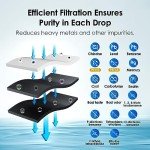 Waterdrop DA29-00020B NSF 53&42 Certified Refrigerator Water Filter, Replacement for Samsung HAF-CIN/EXP, DA29-00020A/B, DA29-00020B-1, RF263BEAESR, RF28HMEDBSR, 3 Filters (Package May Vary)