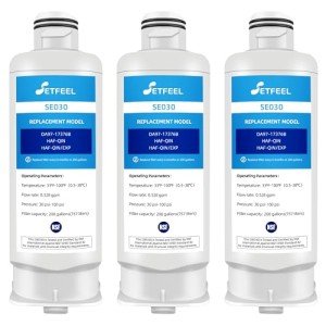 SETFEEL DA97-17376B Water Filter Replacement for Samsung Haf-qin/exp Haf-qin Da97-08006c Rs27t5200sr Hafqin Rf28t5001sr Rf27t5201sr Rs22t5201sr Rf29a9671sr Rf27t5241sr Rf27t5201sg, 3 Pack