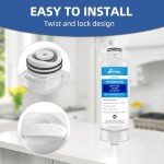 SETFEEL DA97-17376B Water Filter Replacement for Samsung Haf-qin/exp Haf-qin Da97-08006c Rs27t5200sr Hafqin Rf28t5001sr Rf27t5201sr Rs22t5201sr Rf29a9671sr Rf27t5241sr Rf27t5201sg, 3 Pack