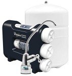 Whirlpool WHAROS5 Reverse Osmosis (RO) Water Filtration System With Chrome Faucet | Extra Long Life | Easy To Replace UltraEase Filter Cartridges, 14" deep x 13" wide x 15 inches tall, Blue