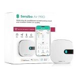 Sensibo Air PRO - Air Conditioner Smart Controller & Air Quality Sensor. Smart Thermostat for Mini Split, Window, Portable AC. Temp & Humidity Sensors. Google, Alexa, Siri & Apple HomeKit Compatible
