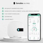 Sensibo Air PRO - Air Conditioner Smart Controller & Air Quality Sensor. Smart Thermostat for Mini Split, Window, Portable AC. Temp & Humidity Sensors. Google, Alexa, Siri & Apple HomeKit Compatible