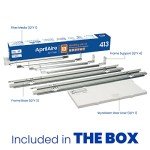 AprilAire 1413 Air Purifier Upgrade Kit + 413 Replacement Furnace Filter for AprilAire 2140, 2400, Space-Gard 2400 Whole-House Air Purifiers - MERV 13, Healthy Home Allergy Air Filter