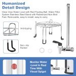 Gravity-Fed Water Filter System with 2 Carbon Filters