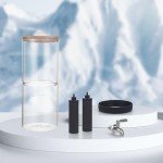 Gravity-Fed Glass Water Filter System - 2.25 Gallon