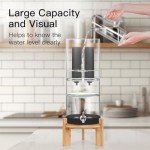 Gravity-Fed Glass Water Filter System - 2.25 Gallon
