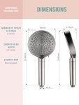 Cobbe Handheld Shower Head with Water Softener