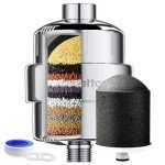 Upgraded Carbon Shower Filter for Hard Water
