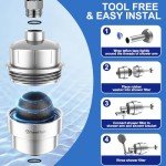 Upgraded Carbon Shower Filter for Hard Water