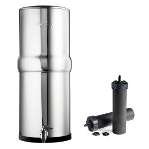 Boroux Gravity-Fed Stainless Steel Water Filter System