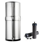 Boroux Gravity-Fed Stainless Steel Water Filter System