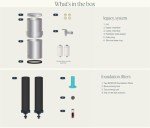 Boroux Gravity-Fed Stainless Steel Water Filter System