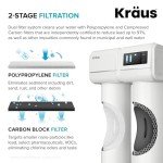 KRAUS Purita Under-Sink Carbon Water Filter System