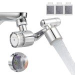 Rotating Sink Faucet Water Filter System - 3 Pack