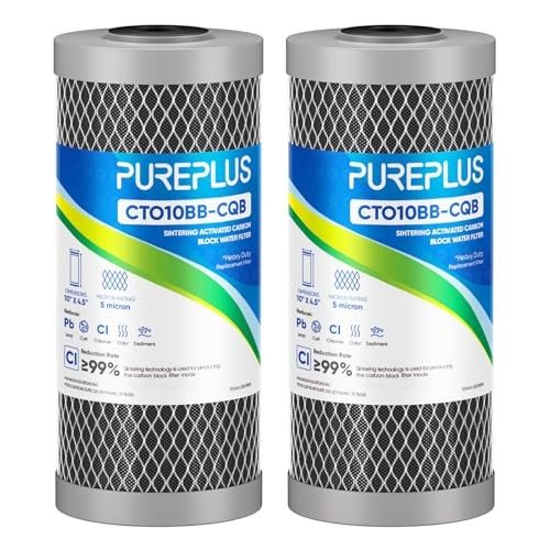 PUREPLUS 10" Whole House Lead Removal Filter 2-Pack