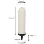 Ceramic Activated Carbon Replacement Filters - 2 Pack